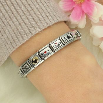 Zawieszka Nomination Link 925 ręka rodzica i córki 33020842. Srebro próby 925, różowa emalia, system Composable. Idealna na prezent. Oryginał, 2 lata gwarancji (2).jpg